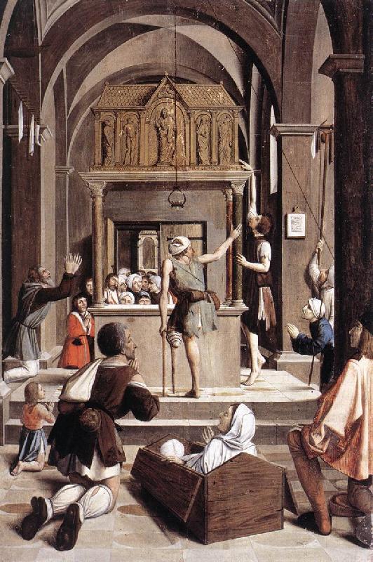 LIEFERINXE, Josse Pilgrims at the Tomb of St Sebastian fg oil painting picture